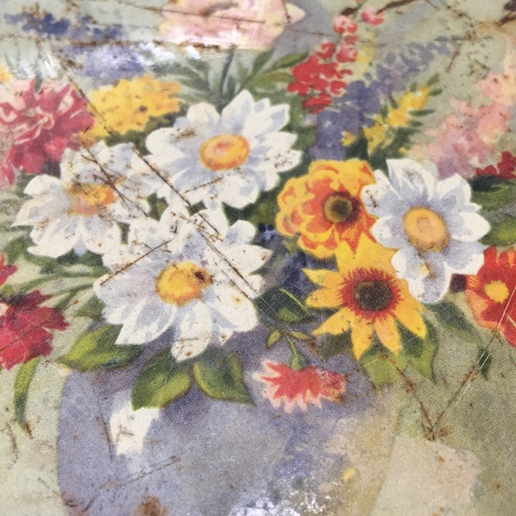 Vintage Antique Rustic Daher Decorated Ware Plate - Picture 2 of 6